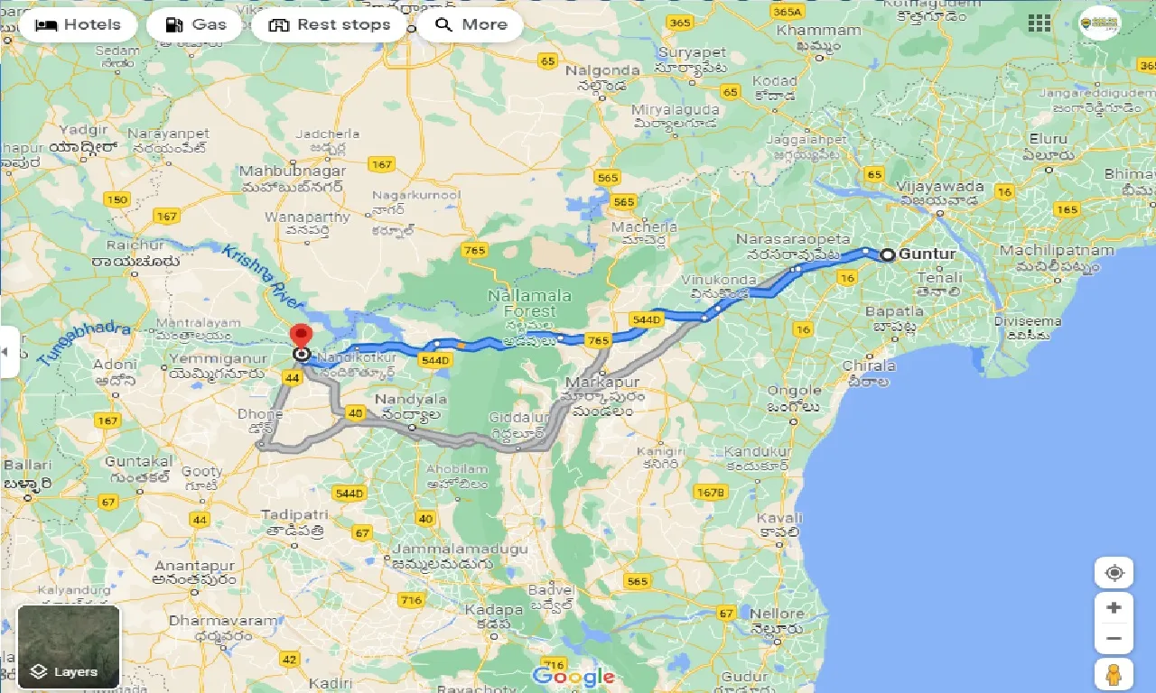 guntur-to-kurnool-one-way