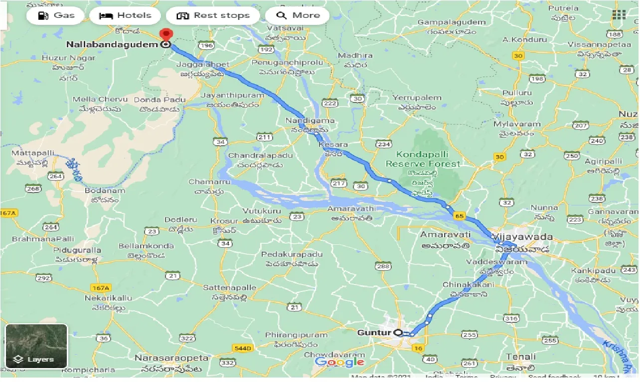 guntur-to-nallabandagudem-one-way