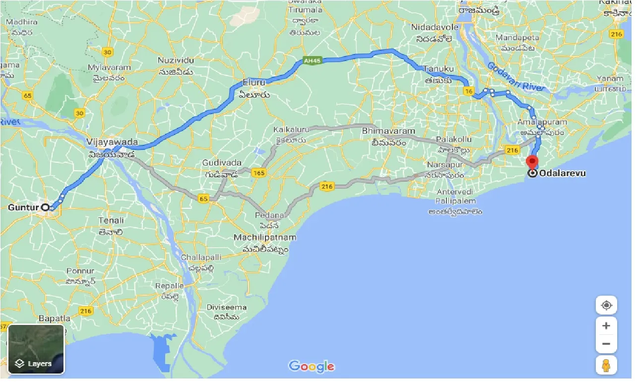 guntur-to-odalarevu-one-way