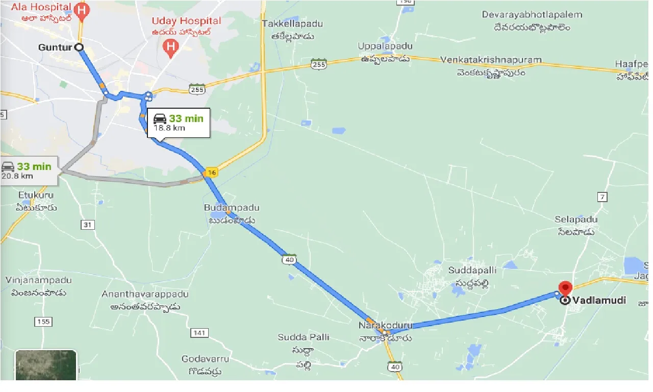 guntur-to-vadlamudi-one-way