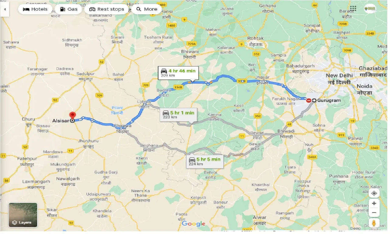 gurgaon-to-alsisar-round-trip