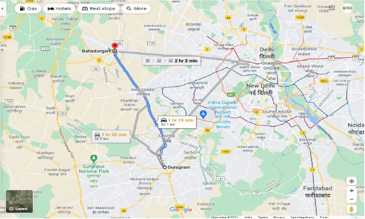 gurgaon-to-bahadurgarh-one-way