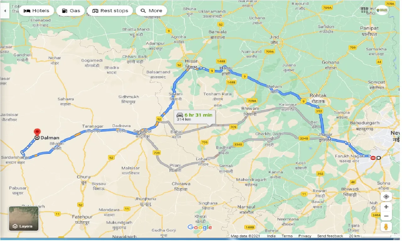 gurgaon-to-dalman-round-trip