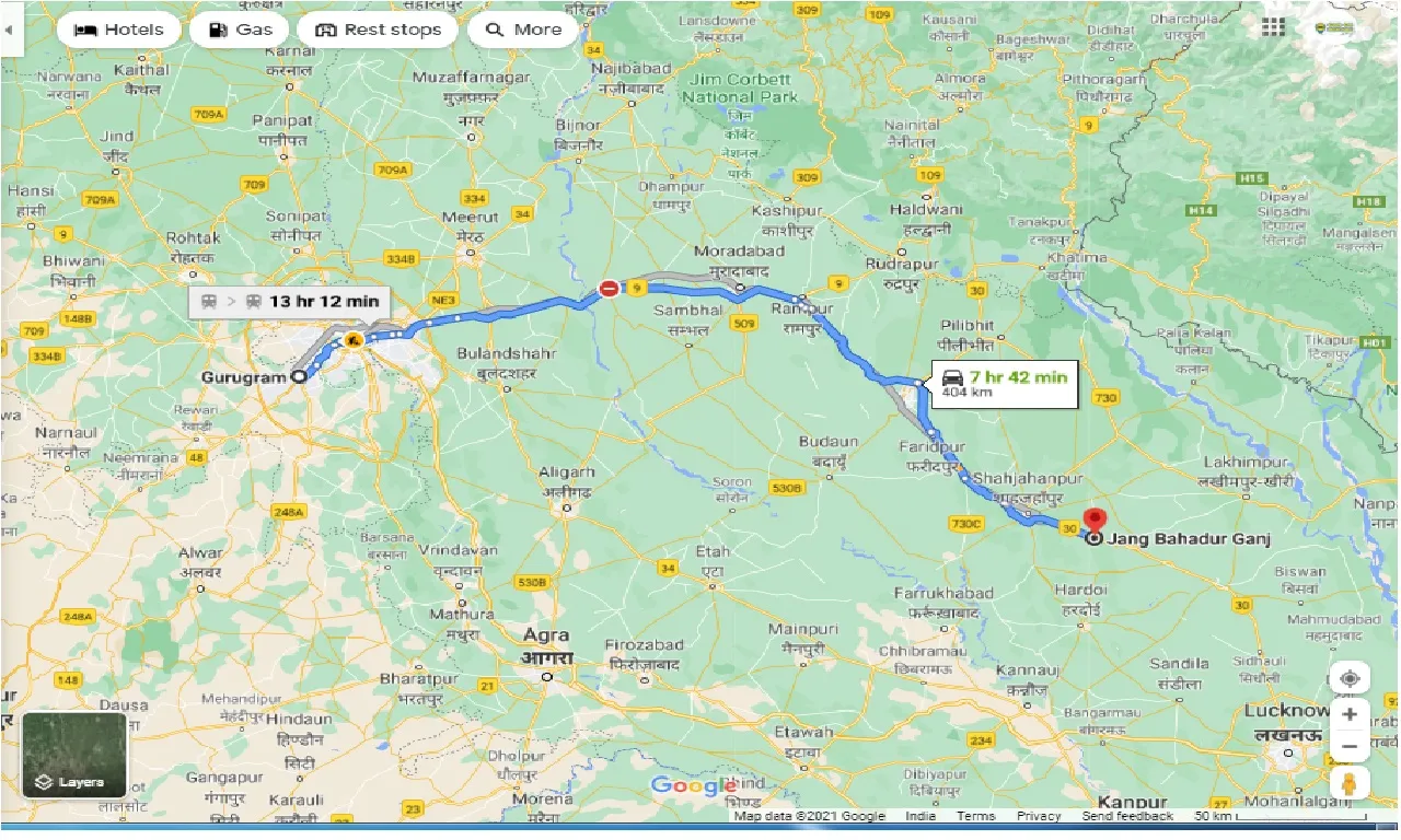 gurgaon-to-jang-bahadur-ganj-round-trip