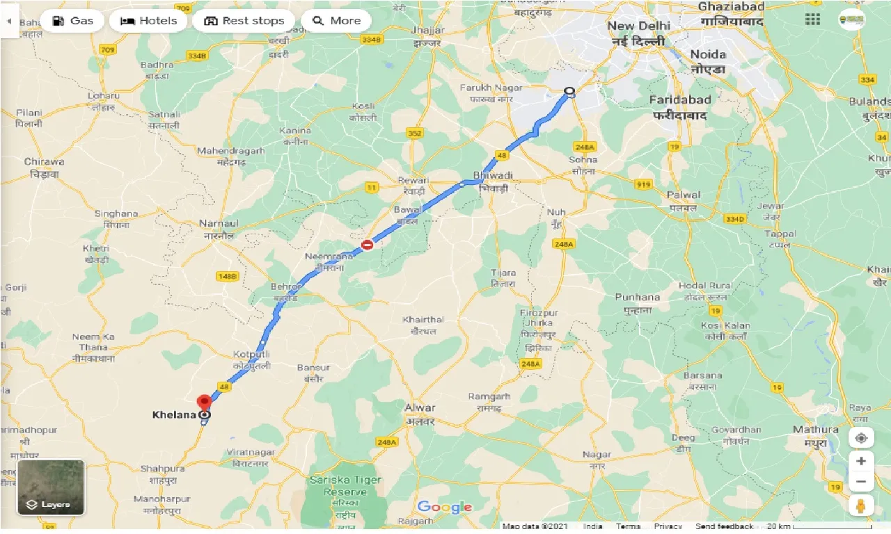 gurgaon-to-khelana-round-trip