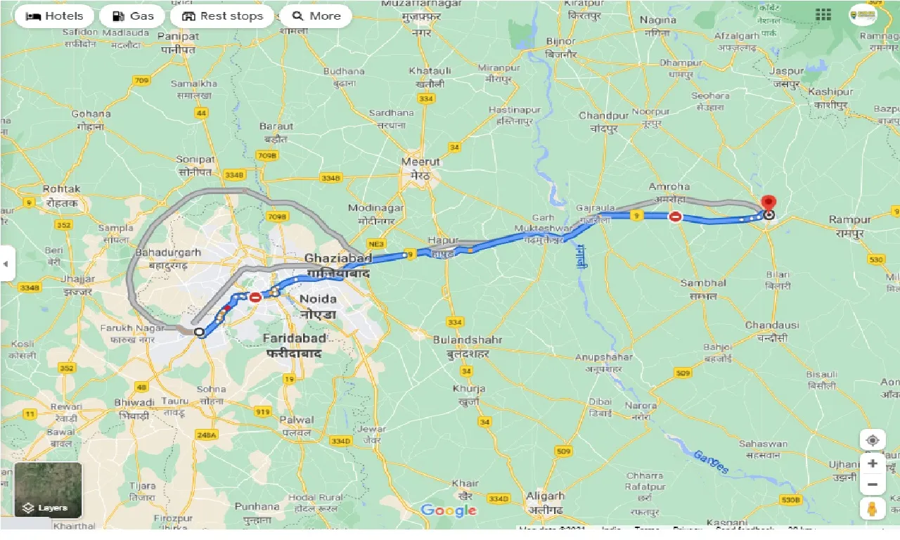 gurgaon-to-moradabad-round-trip