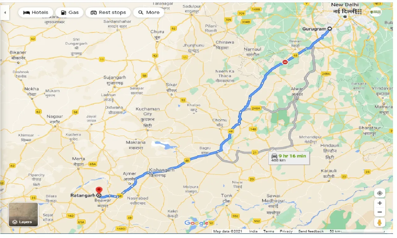 gurgaon-to-ratangarh-one-way