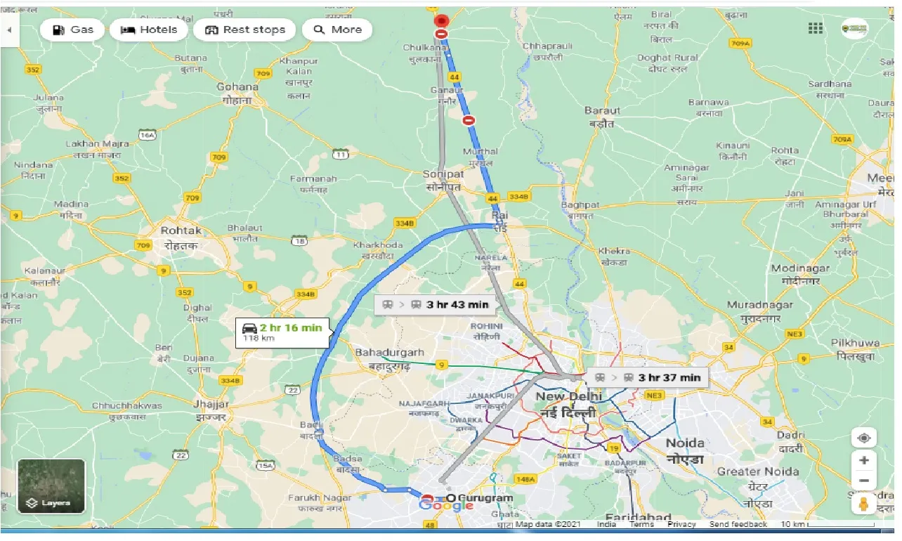 gurgaon-to-samalkha-one-way