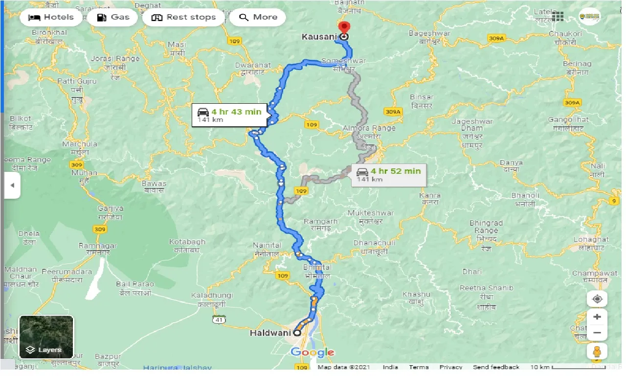 haldwani-to-kausani-round-trip