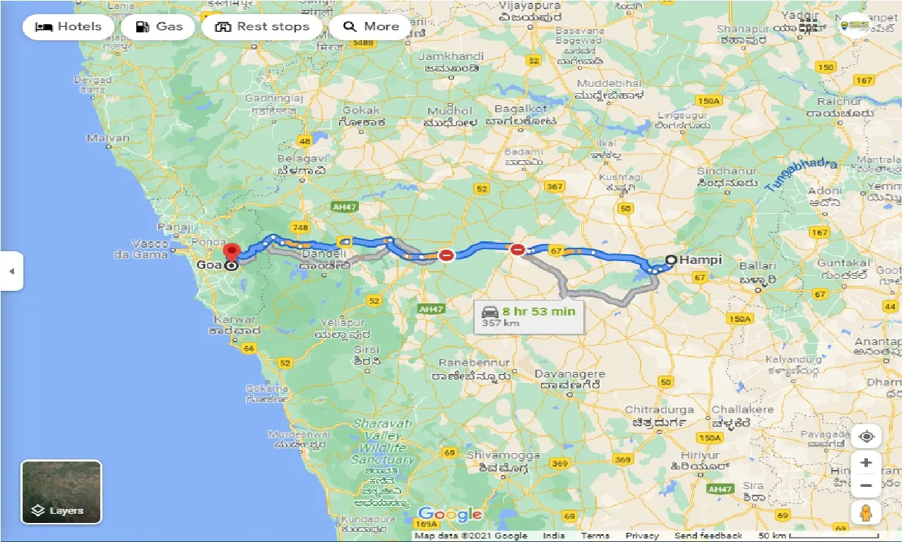 hampi-to-goa-one-way