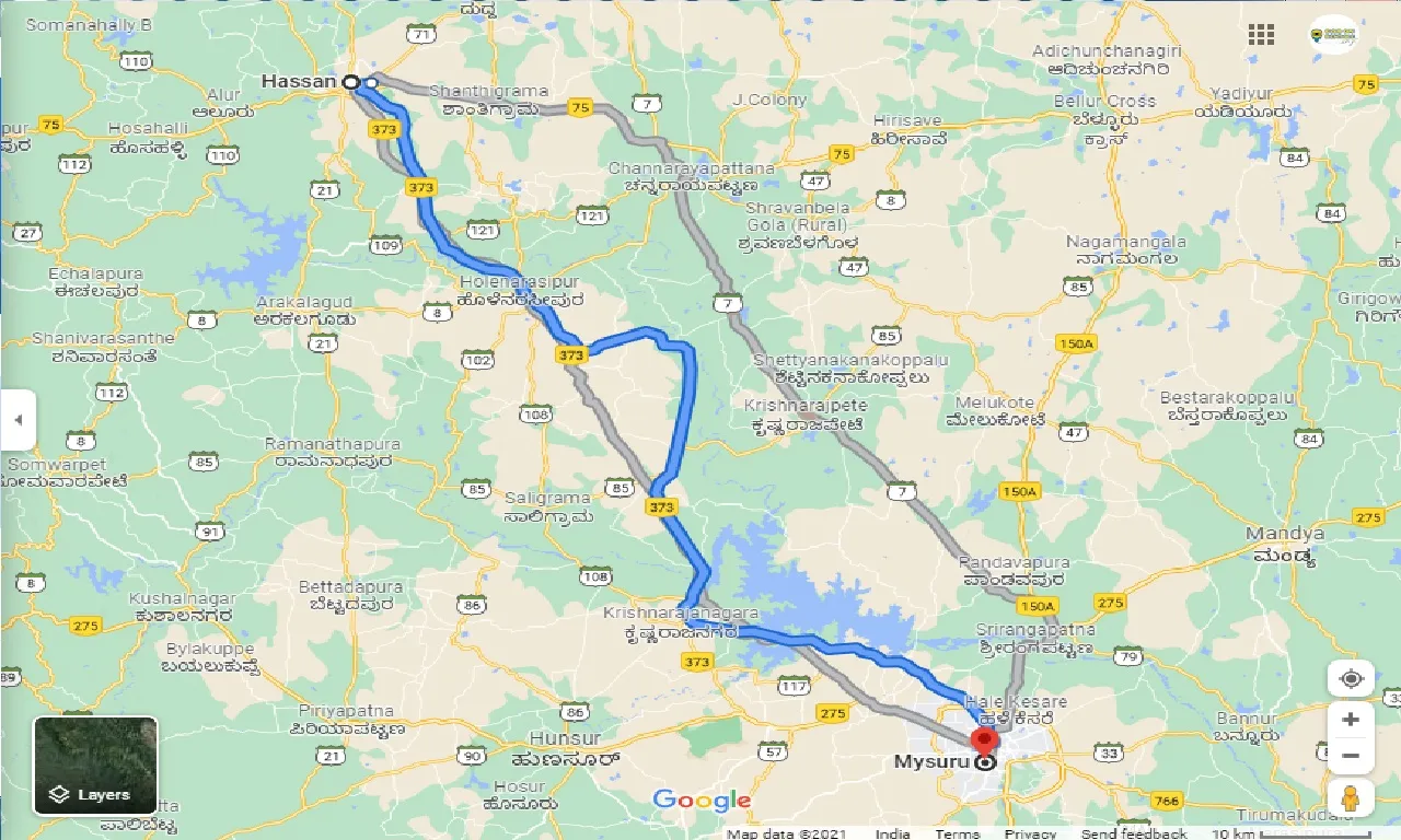 hassan-to-mysore-one-way