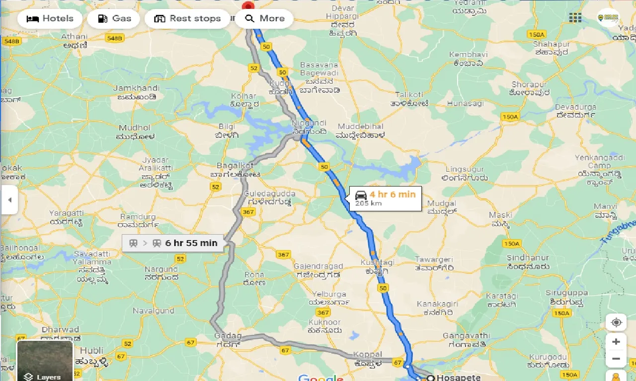 hospet-to-bijapur-one-way