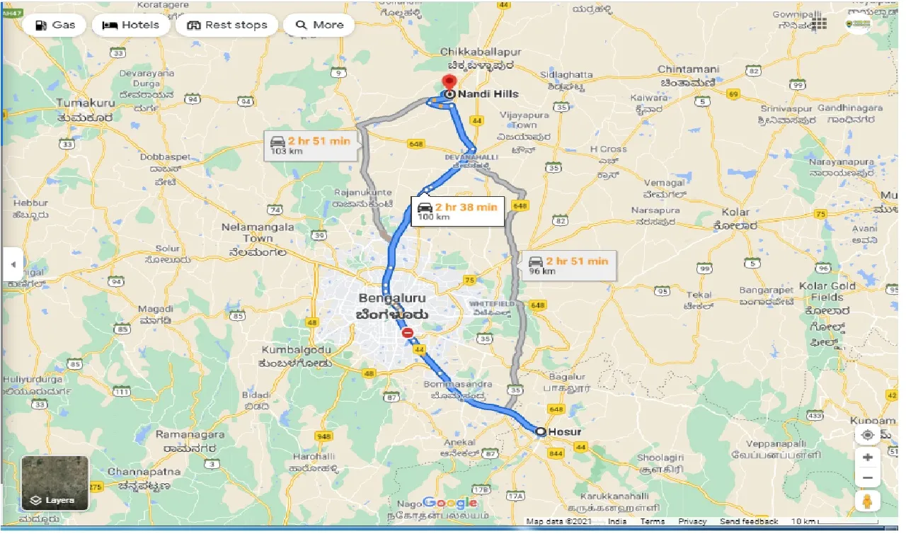 hosur-to-nandi-hills-one-way