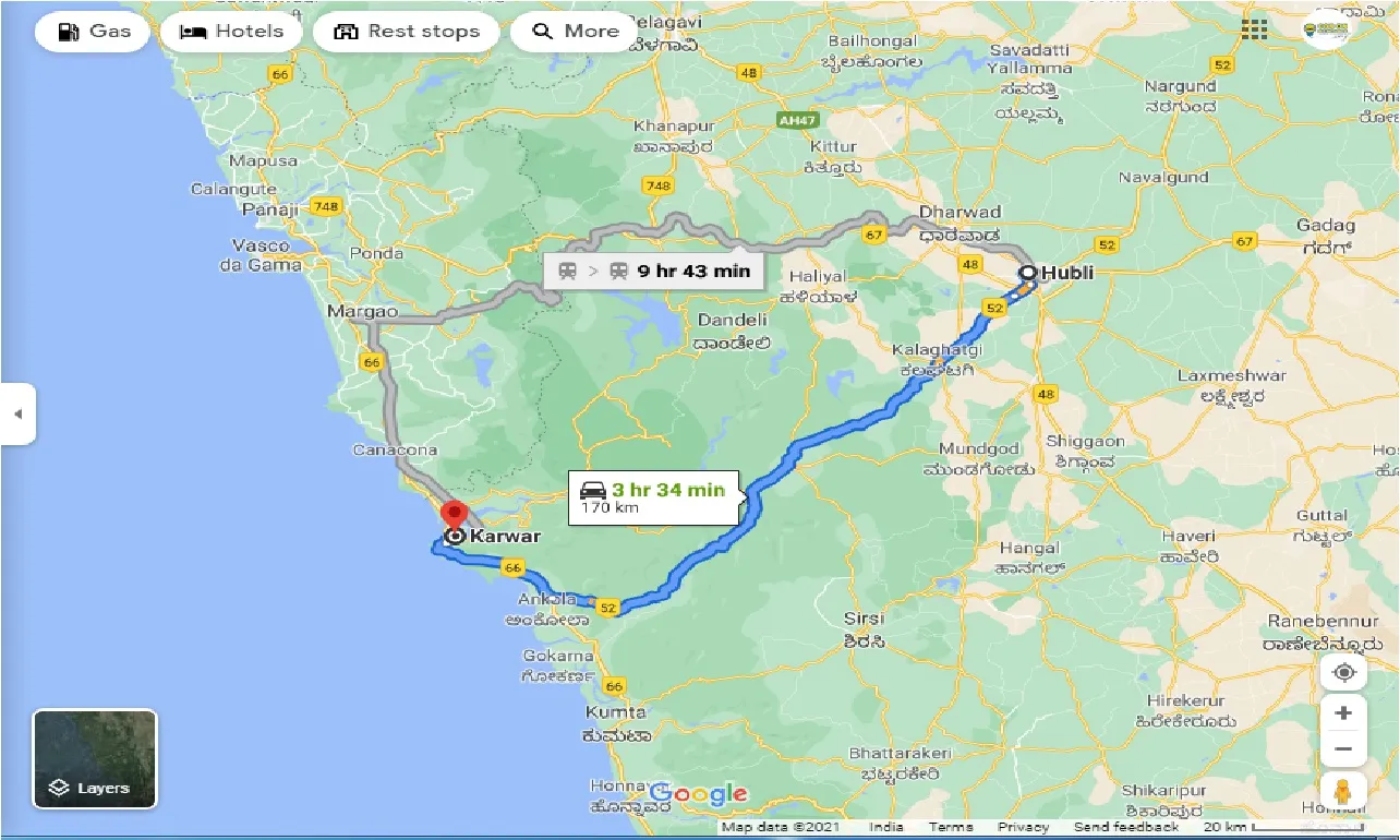 hubli-to-karwar-round-trip