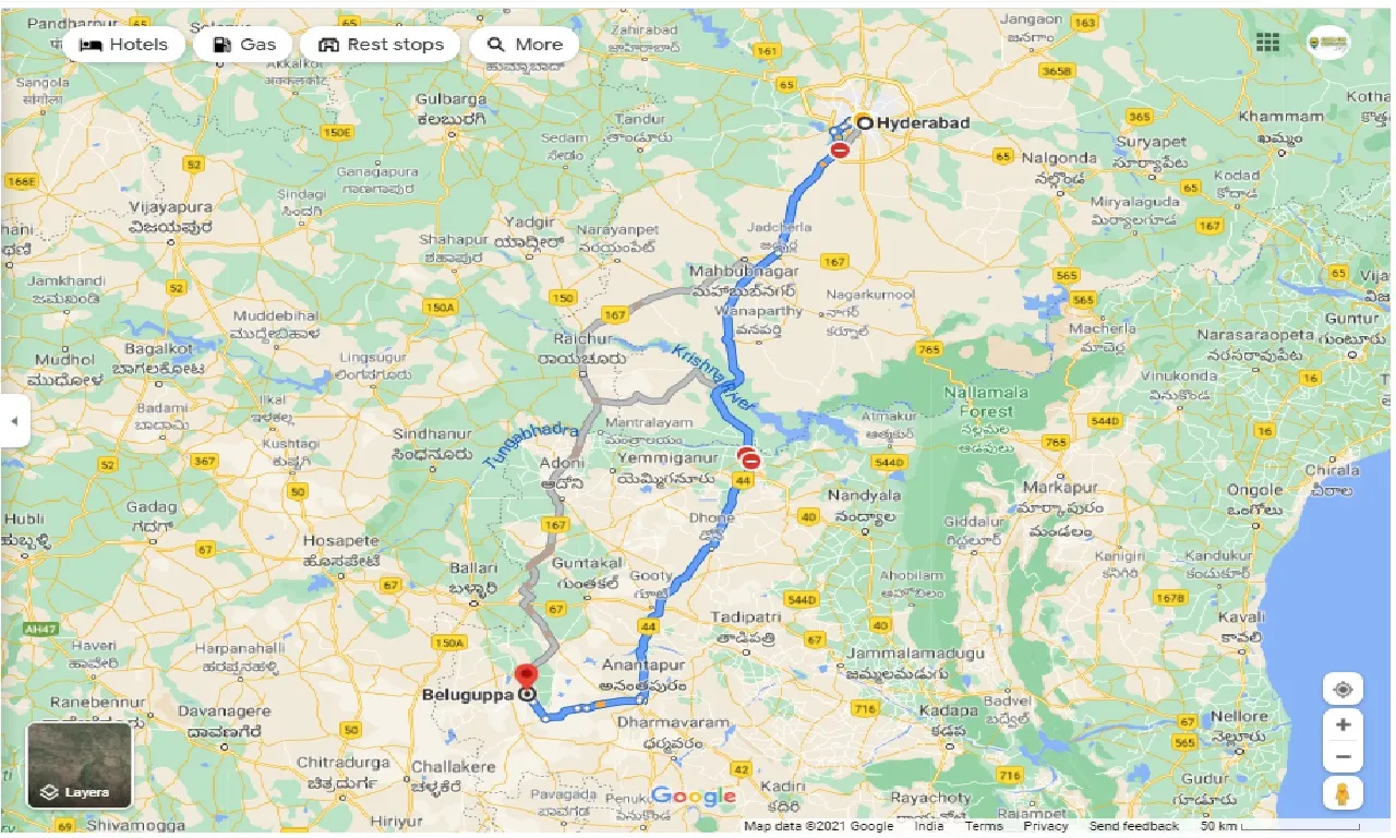 hyderabad-to-beluguppa-one-way