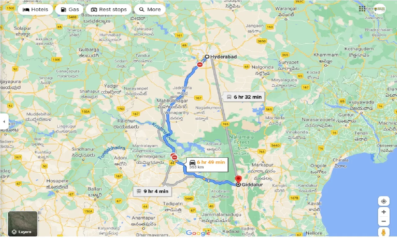 hyderabad-to-giddalur-round-trip