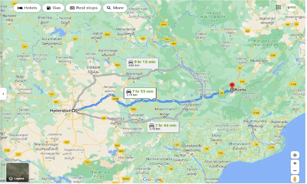 Hyderabad To Konta One Way hyderabad-to-konta-one-way