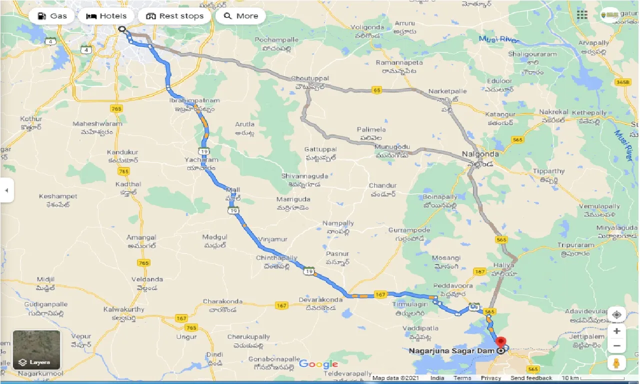 hyderabad-to-nagarjuna-sagar-one-way