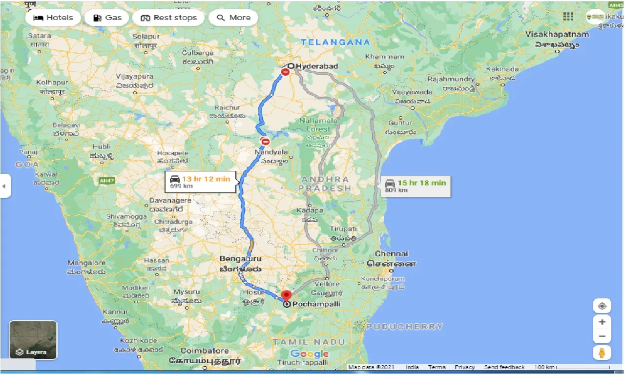 hyderabad-to-pochampalli-round-trip