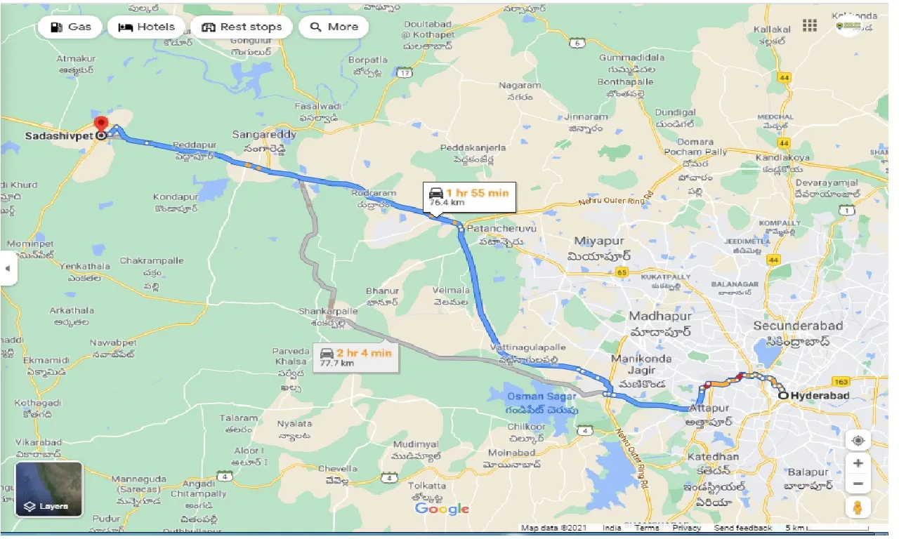 hyderabad-to-sadasivpet-round-trip