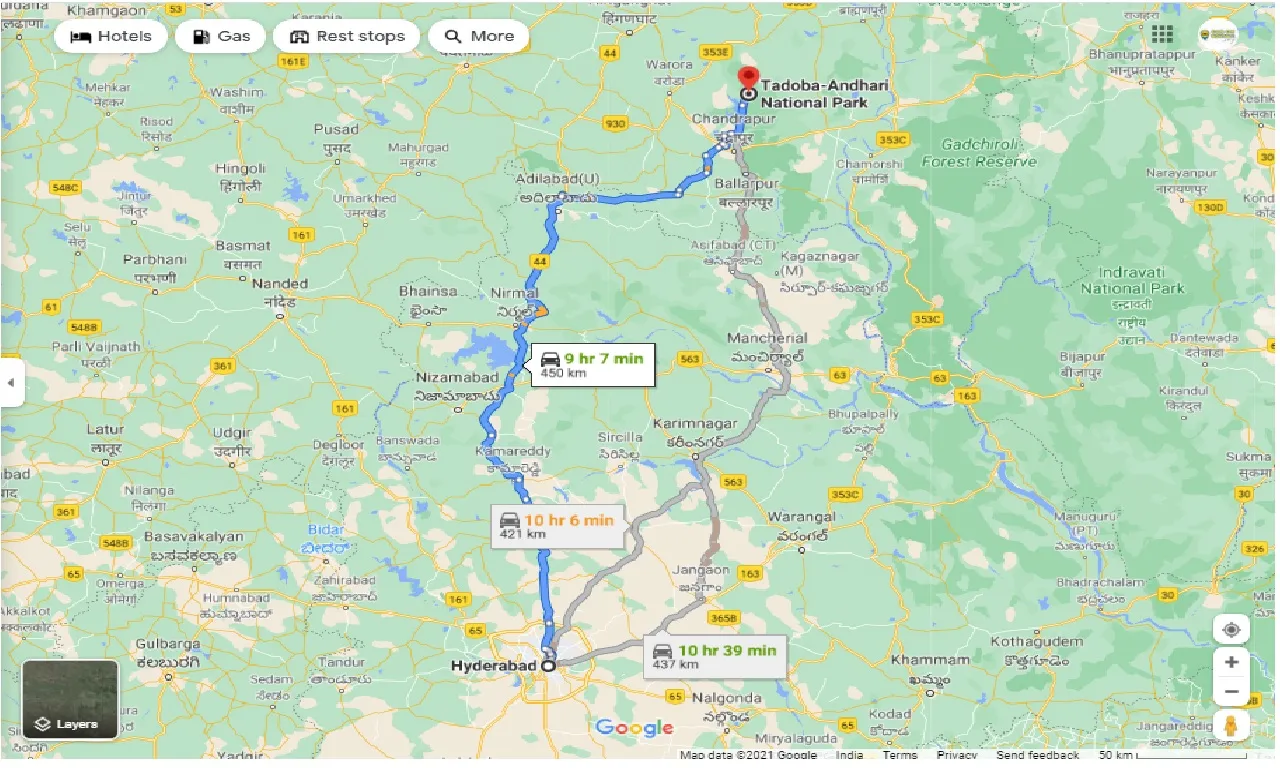 hyderabad-to-tadoba-round-trip