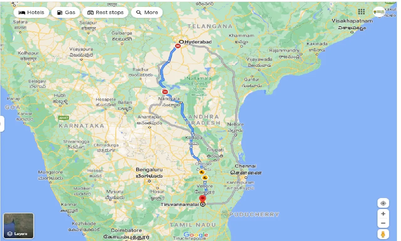 hyderabad-to-tiruvannamalai-one-way