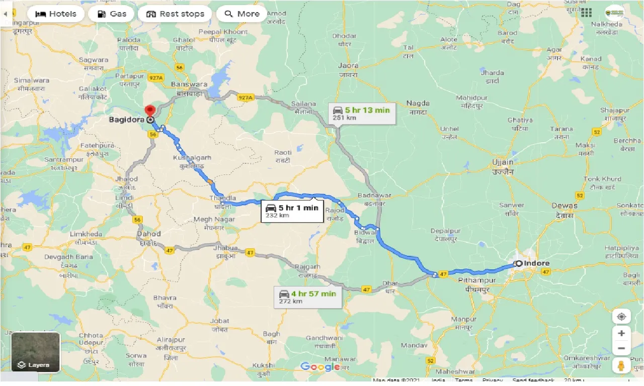 indore-to-bagidora-one-way