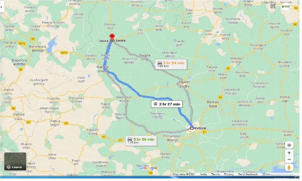 indore-to-jaora-one-way