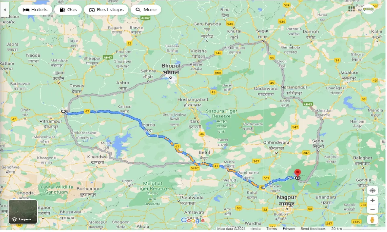 indore-to-pench-national-park-round-trip