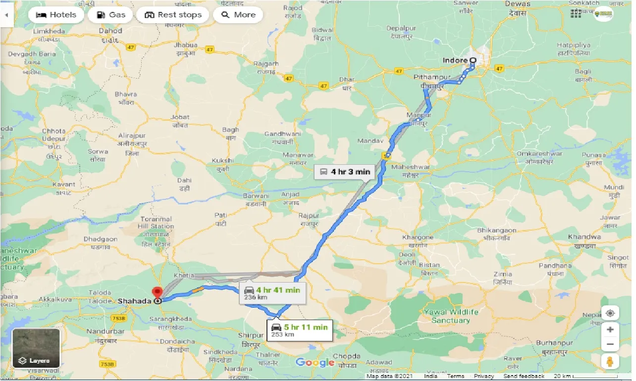 indore-to-shahada-round-trip