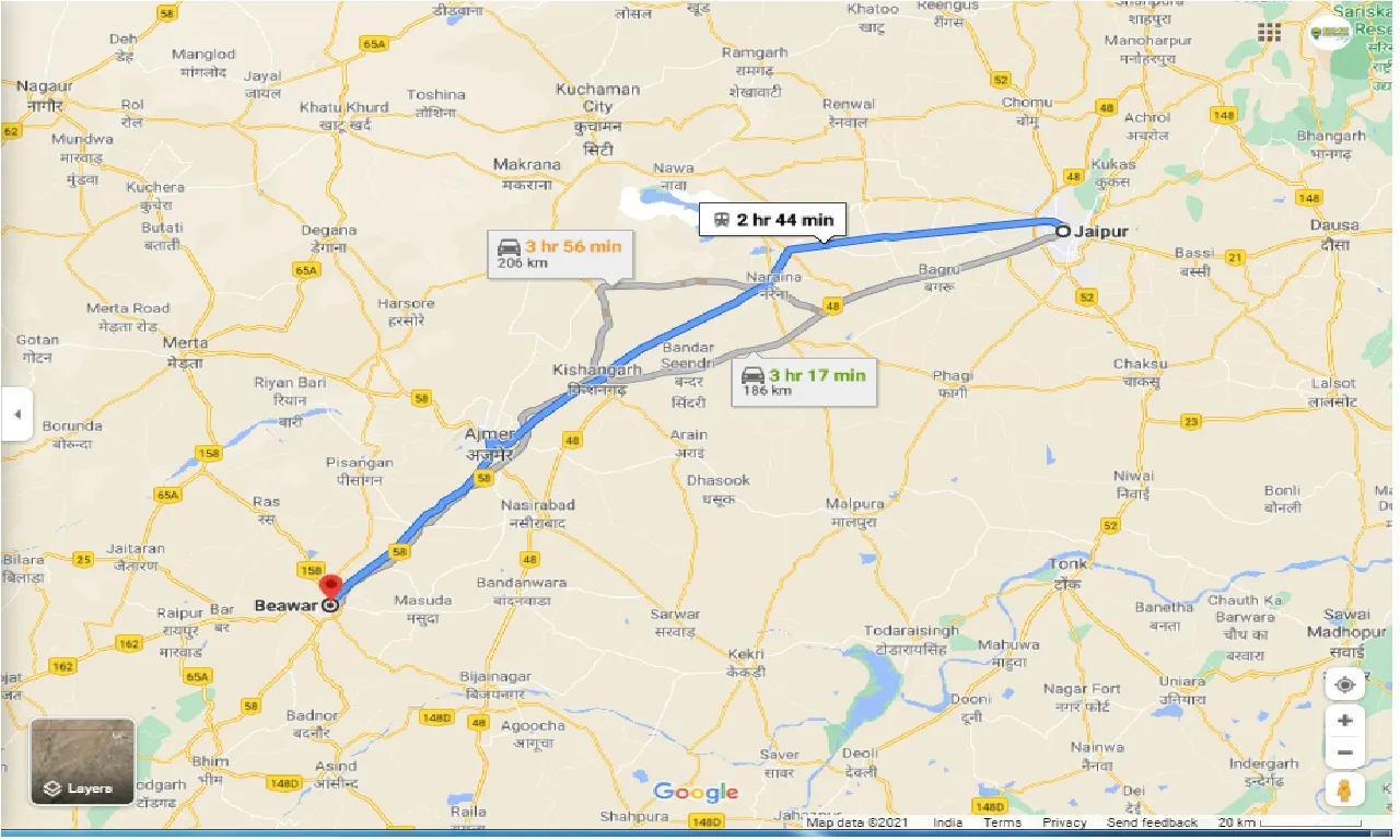 jaipur-to-beawar-round-trip