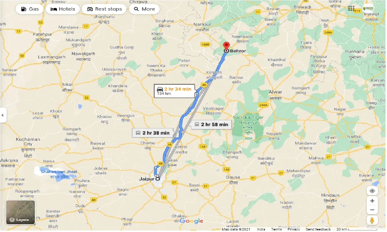 jaipur-to-behror-round-trip