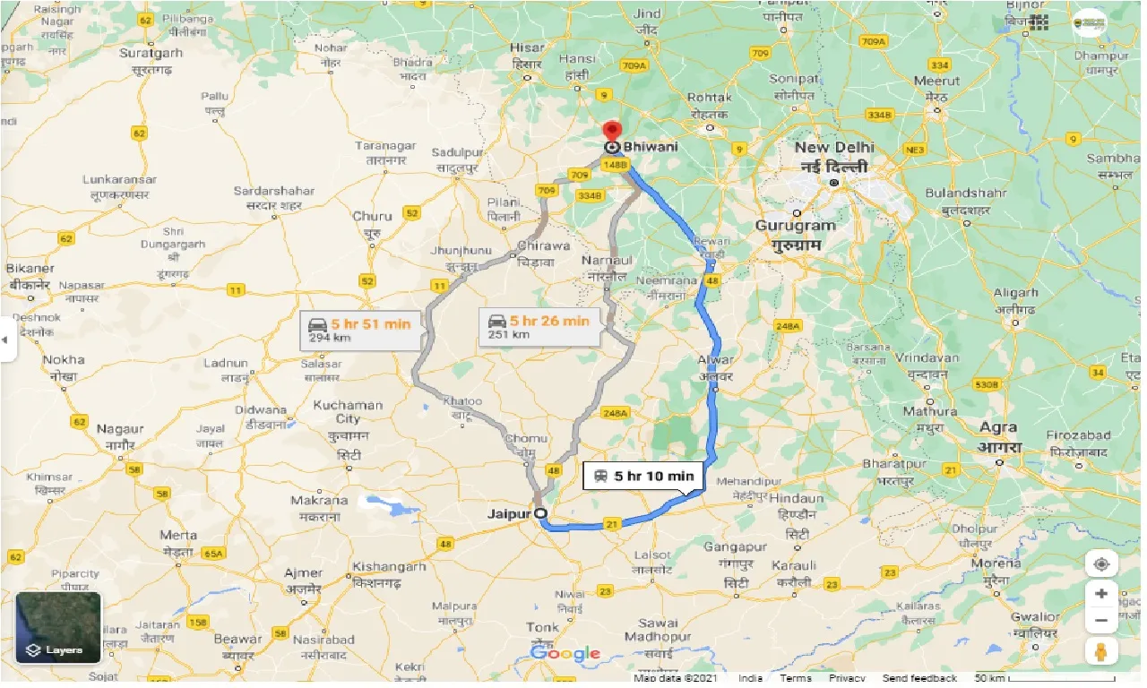 jaipur-to-bhiwani-one-way