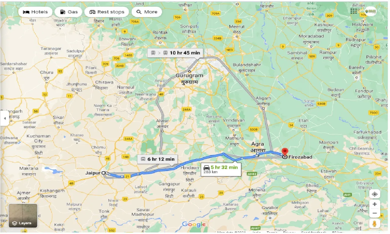 jaipur-to-firozabad-round-trip