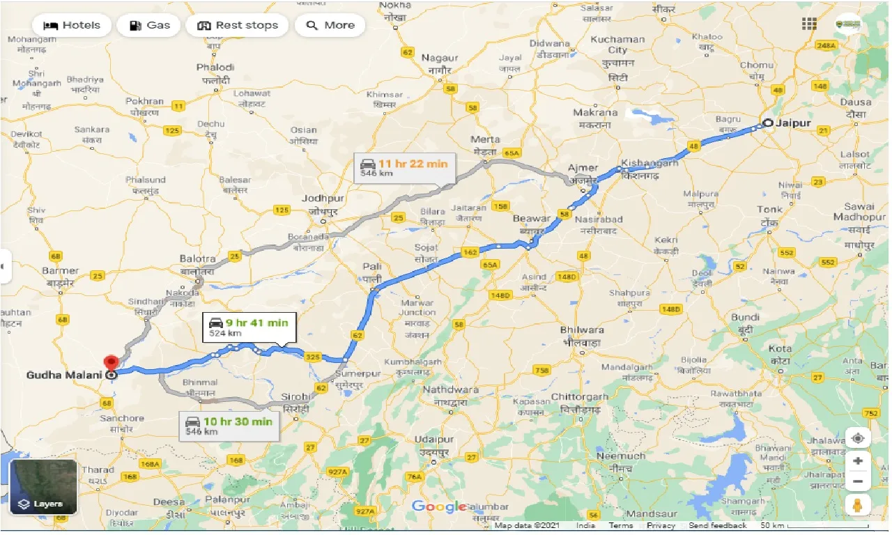 jaipur-to-gudha-malani-round-trip
