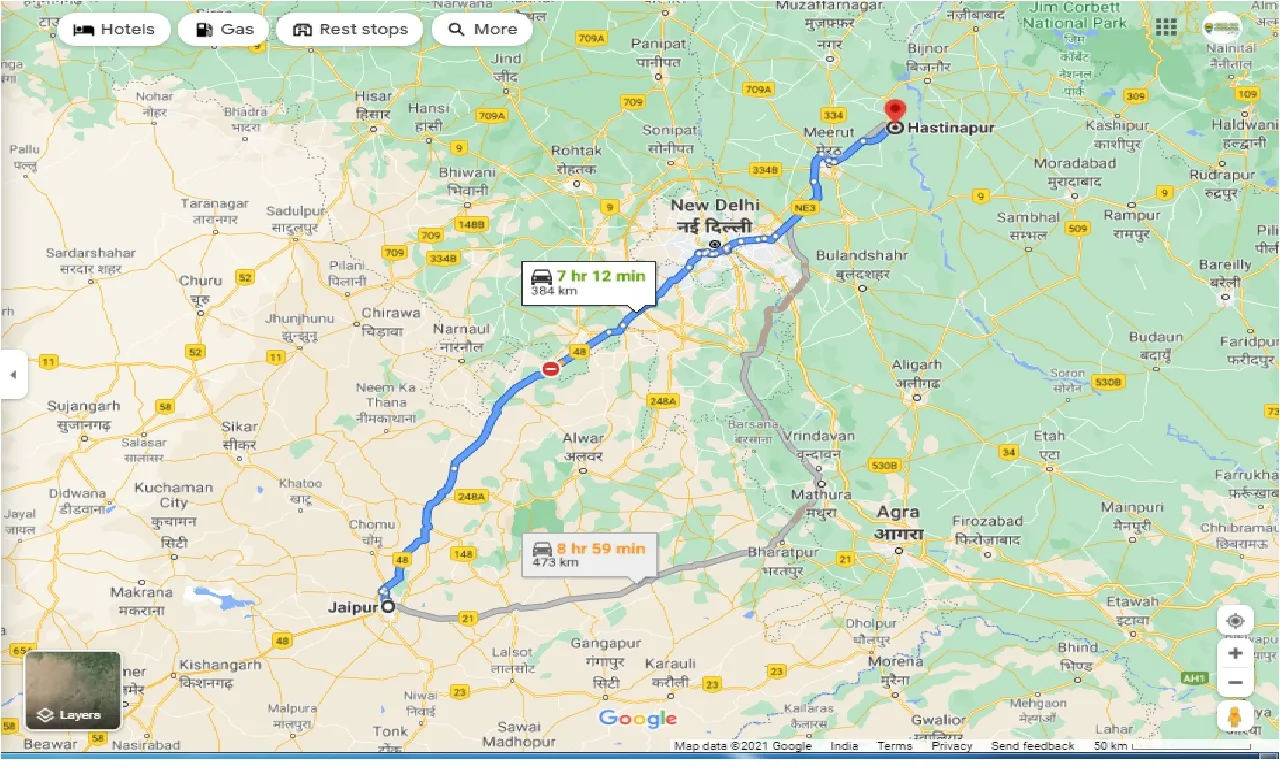 jaipur-to-hastinapur-round-trip