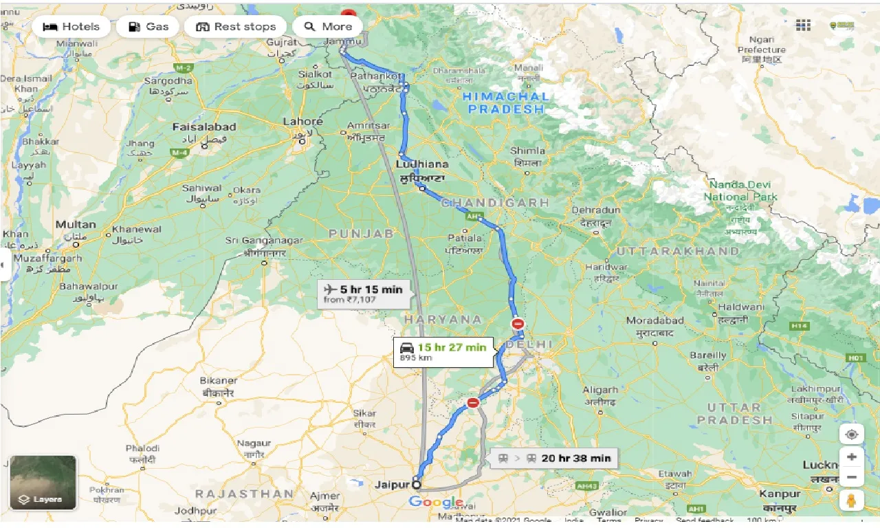 jaipur-to-katra-round-trip