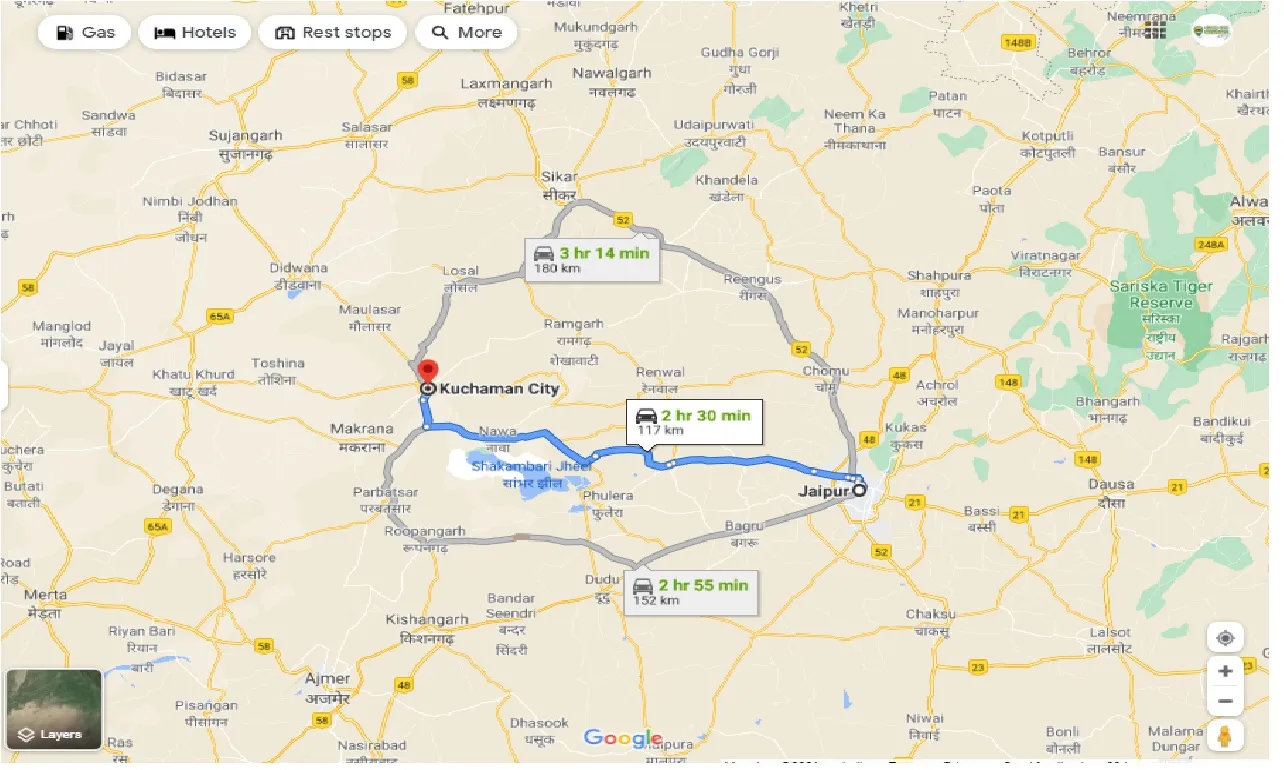 jaipur-to-kuchaman-city-one-way
