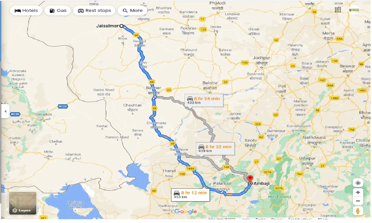jaisalmer-to-ambaji-one-way