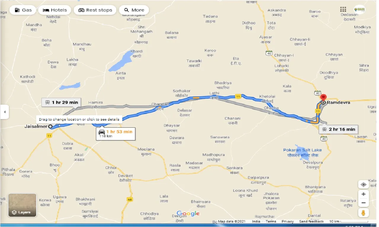 jaisalmer-to-ramdevra-one-way