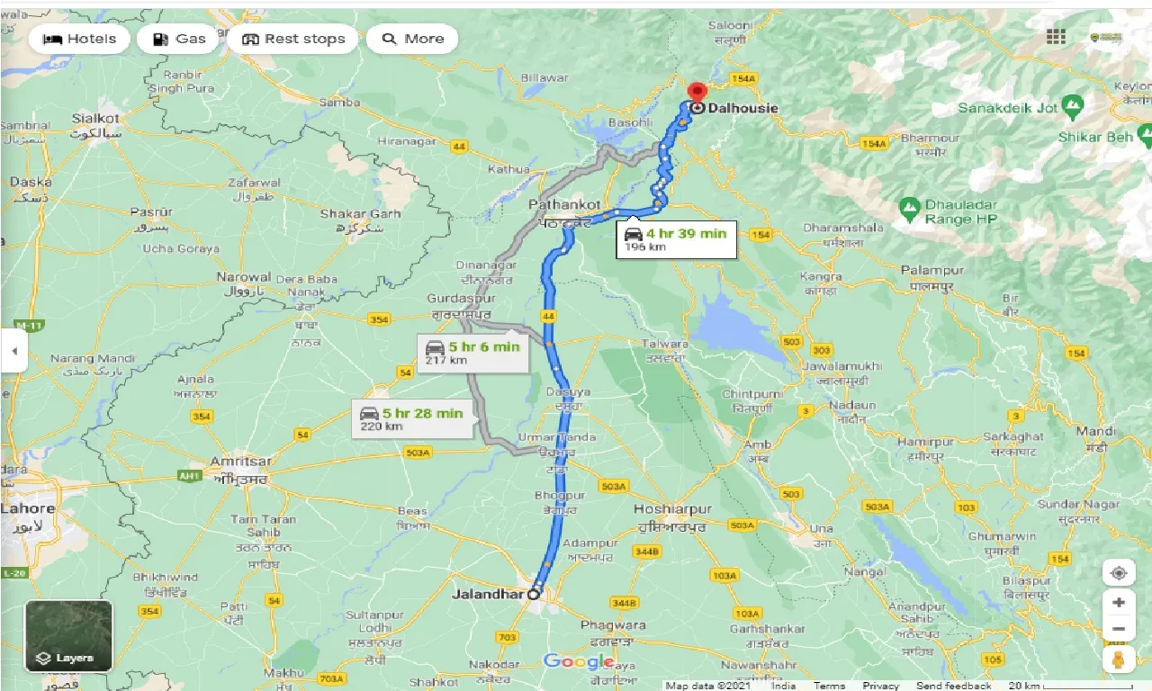 jalandhar-to-dalhousie-one-way