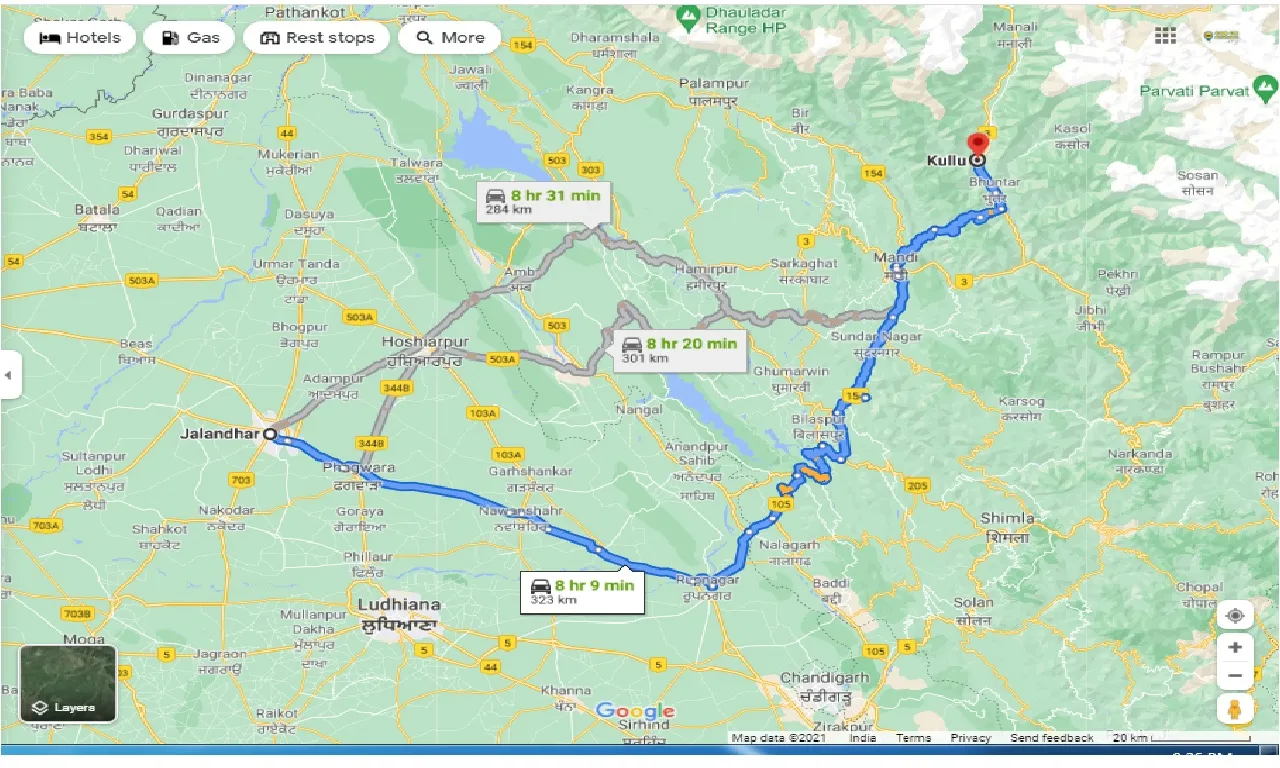 jalandhar-to-kullu-one-way