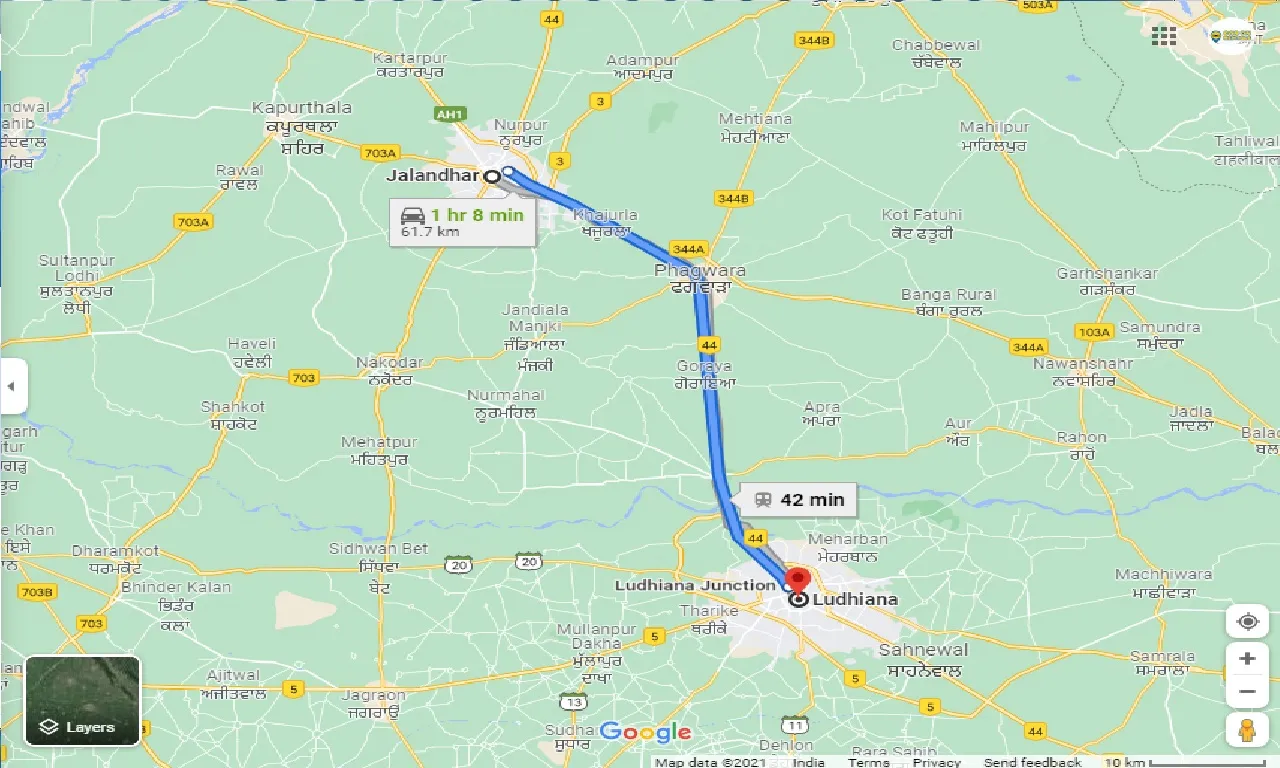 jalandhar-to-ludhiana-one-way