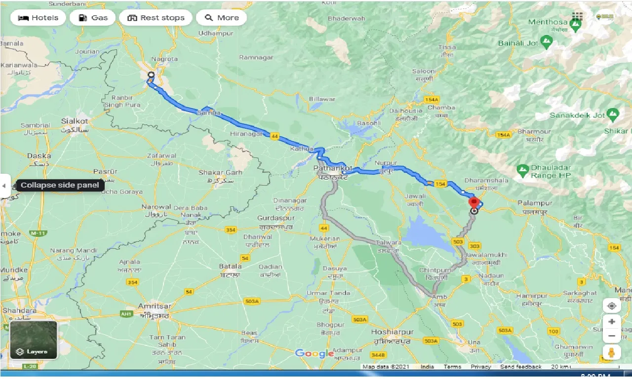 jammu-to-kangra-round-trip