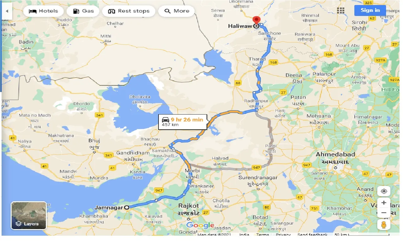 jamnagar-to-haliwaw-one-way