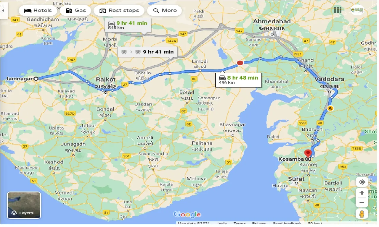 jamnagar-to-kosamba-one-way