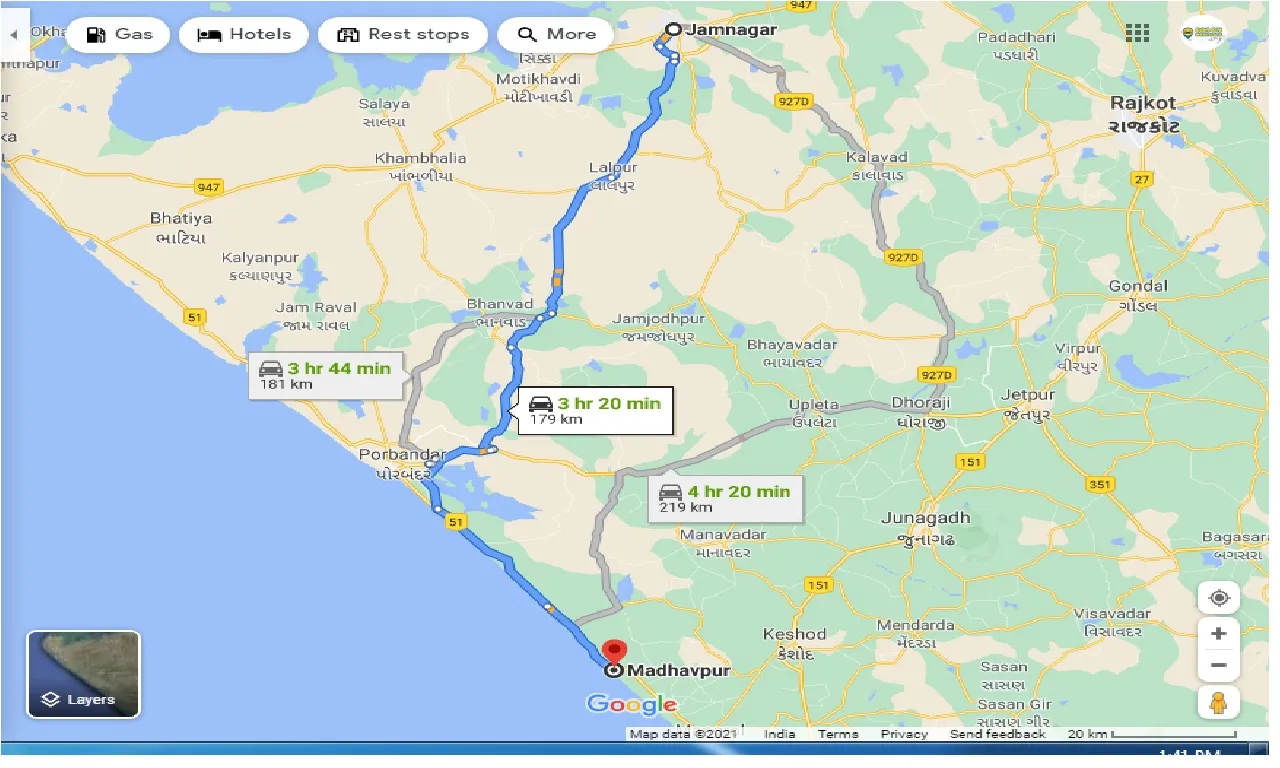 jamnagar-to-madhavpur-taxi