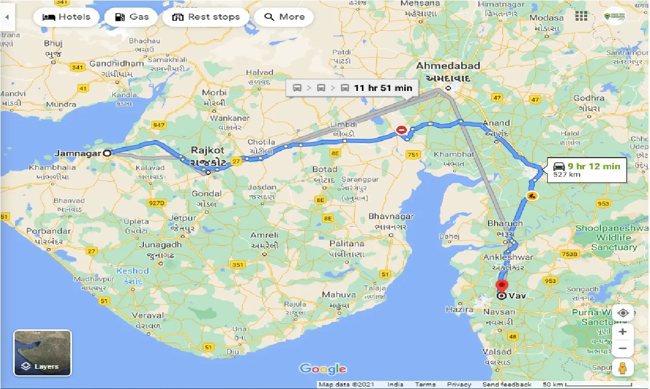 jamnagar-to-vav-one-way