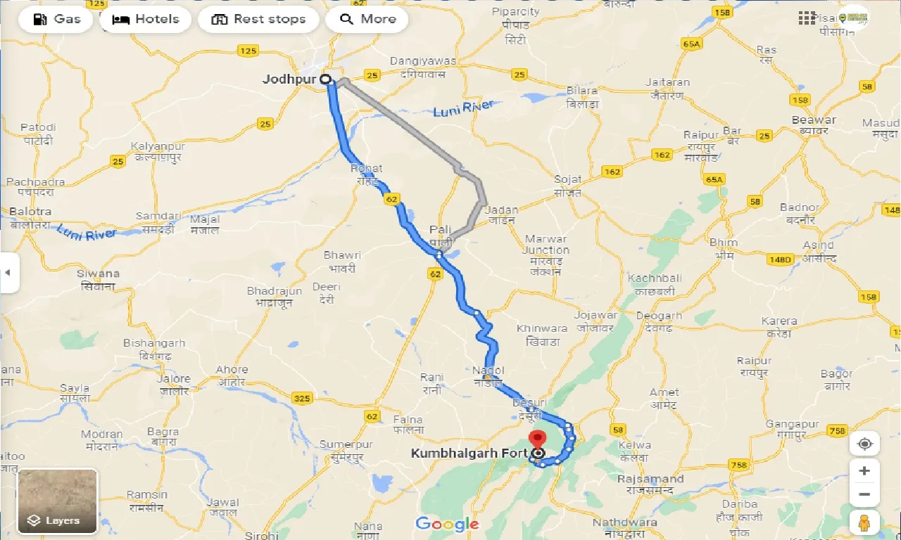 jodhpur-to-kumbhalgarh-one-way