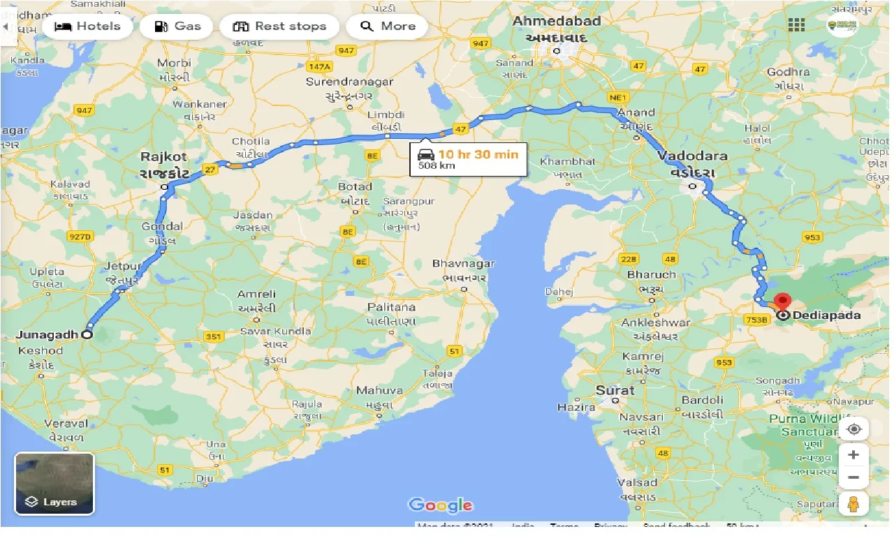 junagadh-to-dediapada-taxi